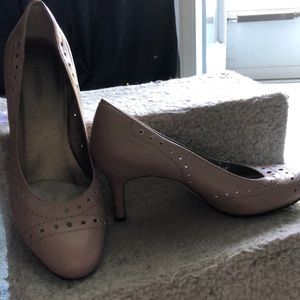 Beige pumps